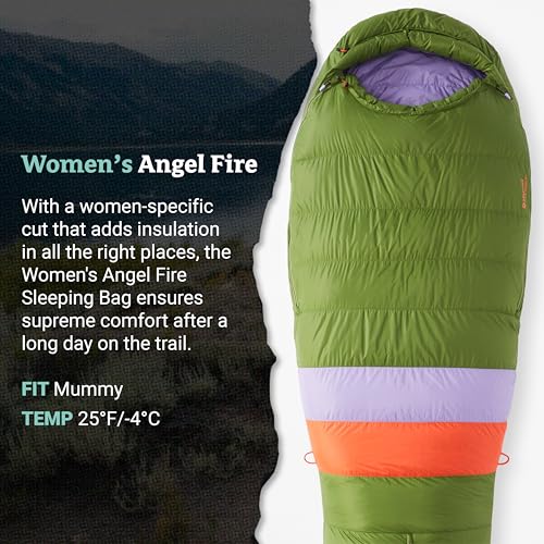 MARMOT Sleeping Bag Angel Fire para mujer, 25° con relleno de plumón 650 para camping y mochilero miniatura 4