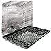 Spares2go bistecchiera con rack e manico staccabile + controller di grasso grasso ammortizzatore cuscinetti per Teka forno, confezione da 10 pastiglie)