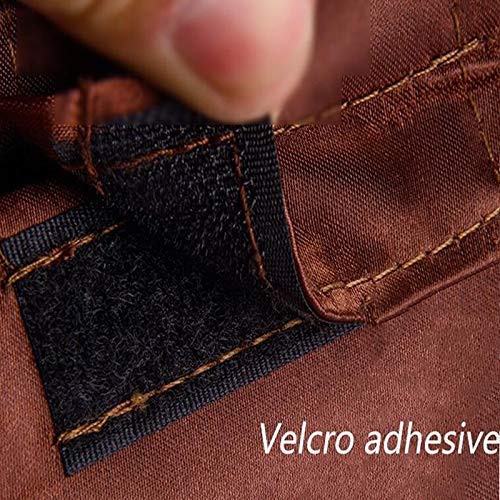 KEYOZA Leichter, robuster Einkaufstrolley, faltbar, kaffeefarben – Bild 5