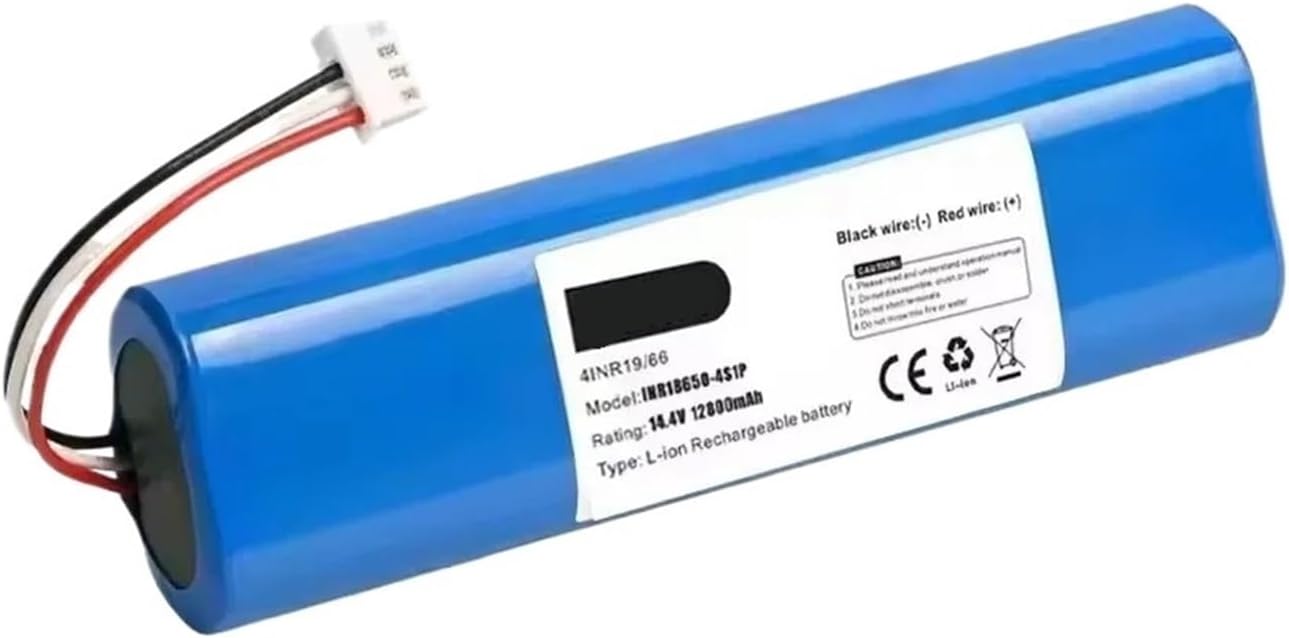 14.4V Li - ION Replacement Battery，Compatible For Ecovacs Deebot Ozmo 900 901 905 920 930 937 N8 Pro，Vacuum cleaner accessories(2800mah)