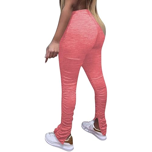 Nimsruc Women's Lounge Pants Skinny Fashion Casual Long Drawstring Pant