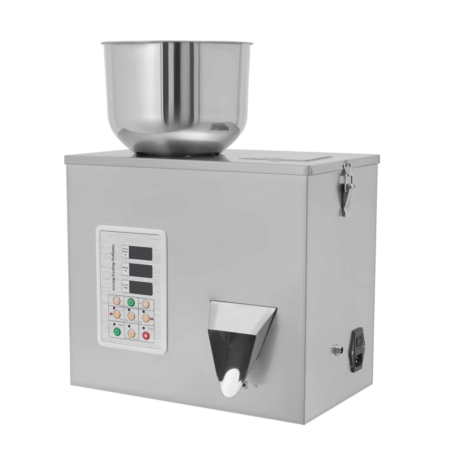 180W Pulver Granulat Abfüllmaschine mit LCD-Display,1-50g,2-5s/Bag | Automatische Pulverfüllmaschine mit Automatisches Füllen,für Dosierung von Tee, Körnern,Kräutern, Reis,chemischen Materialien
