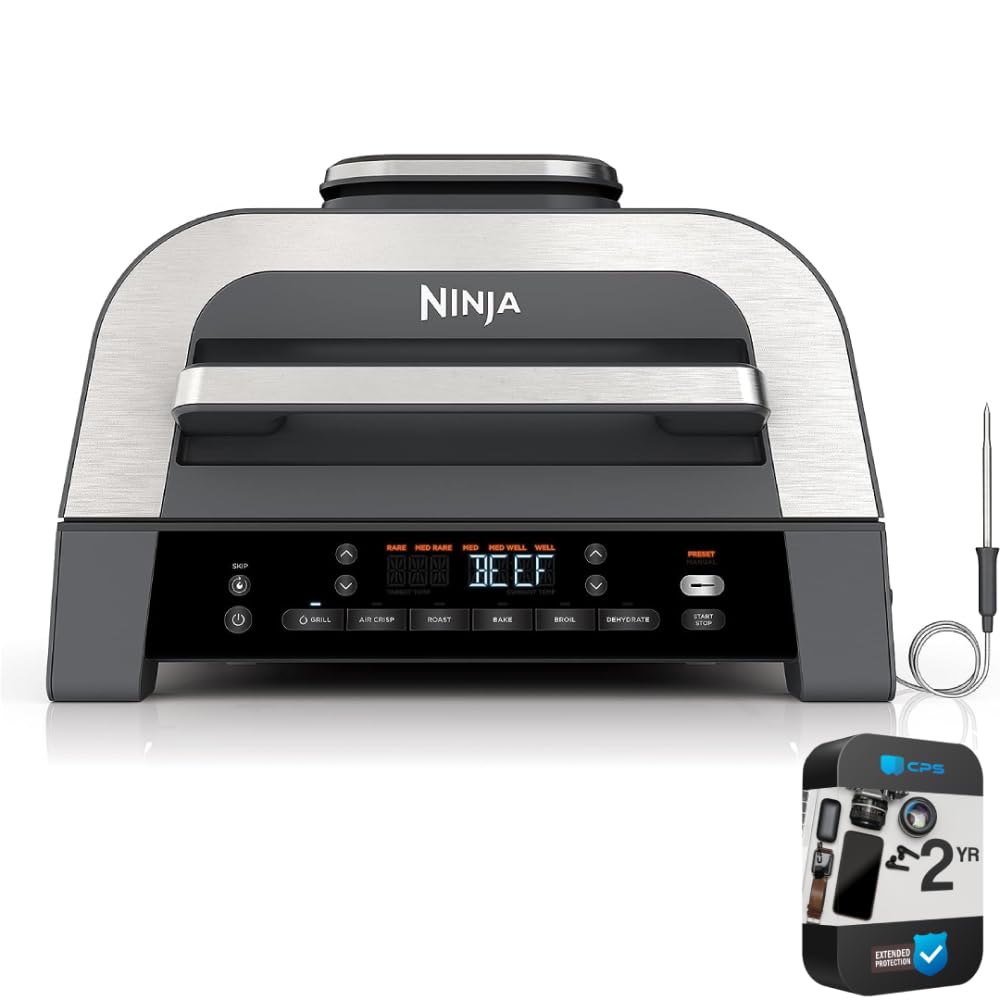 Amazon.com: Ninja DG551 Foodi Smart XL 6-in-1 Indoor Grill w/Smart