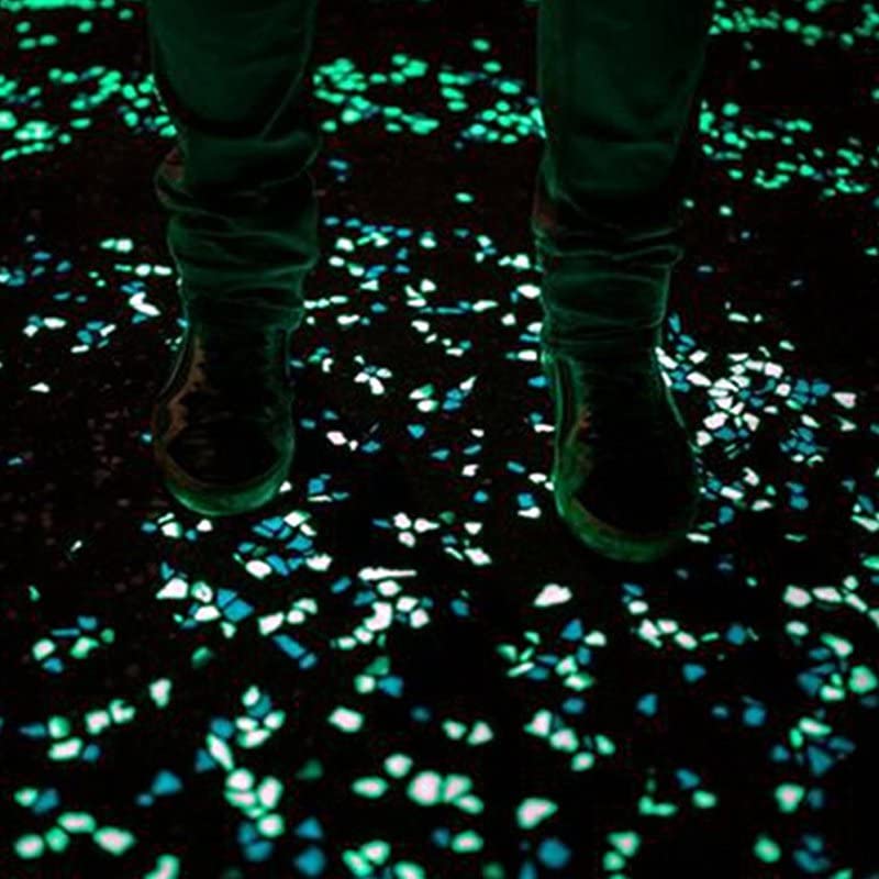 MIFANI Ciottoli 300 Pezzi Pietre Luminose Che Si Illuminano al Buio Passerelle da Giardino Decorazione da Giardino for Piante Ciottoli Artificiali for Acquario Decorazione Decorativa for Acquario