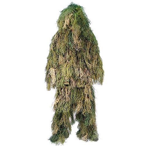 Mil-Tec Ghillie Suit, Woodland Camo, Medium/Large, 11962020-002