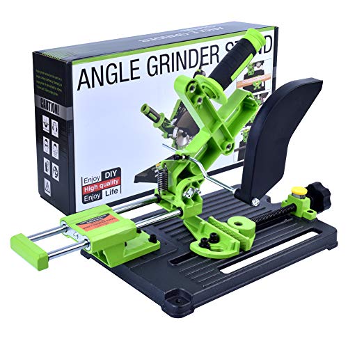 Winkelschleifer-Festhalter mit verbesserter Gusseisenbasis, multifunktionaler Universal-Desktop-Winkelschleiferständer, Winkelschleifmaschinenhalterung für 100/115/125 mm