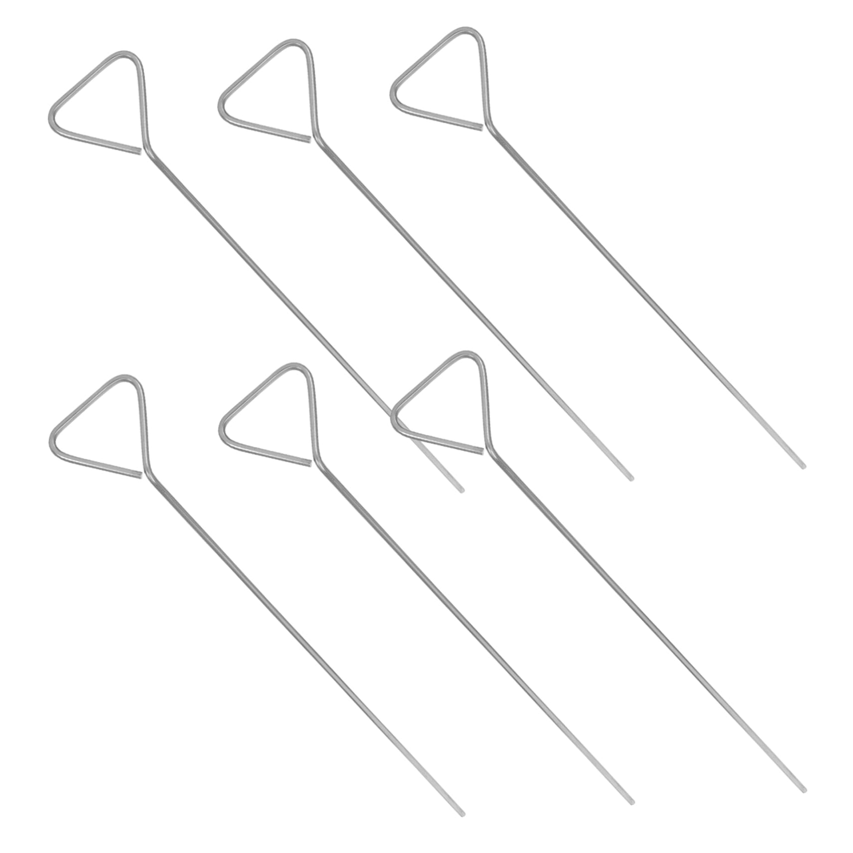 6pcs Coating Rod Lab Tool Spread Plate Tools Cell Spreaders Spreader Triangle Lab Scientific Cell Spreader Lab Spreader Science Experiment Tool Petri Tool Silver Stainless Steel CIYODO