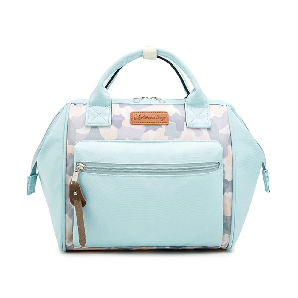 Multifunctional Diaper Bag Outdoor Travel Tote Baby Bag Handbag for Mom Water-Resistant Large Capacity with Carry Handle Insulated Pocket-image-21