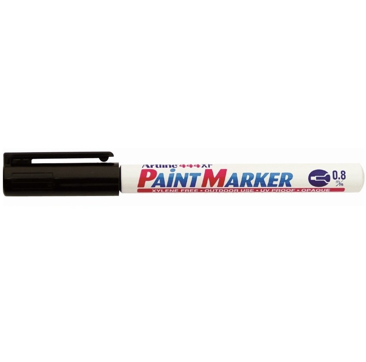 Artline Black 444Xf Extra Fine Paint Markers 0.8Mm (Black)