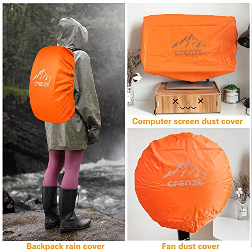 Crenze Rain Cover for Backpacks, 15-90L Waterproof Rain Cover Backpack Cover for Hiking, Camping, Cycling, Travel and School Bag - Image 5