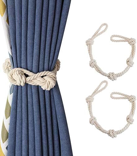 Amazon.com: Curtain Tiebacks Rustic Holdbacks for Drapes, Farmhouse Tie ...
