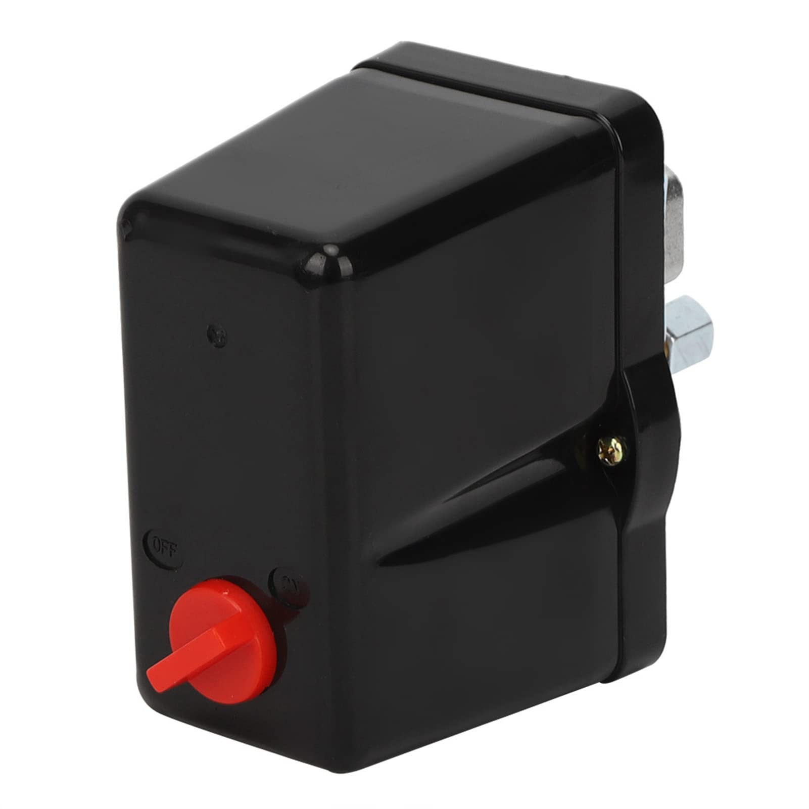 Wyłącznik Ciśnieniowy Sprężarki Powietrza FB-18, Trójfazowy 380V, Regulator Ciśnienia 5,5-8Kg, Pojedynczy Otwór, Żelazo/Miedź/Plastik, Czarny