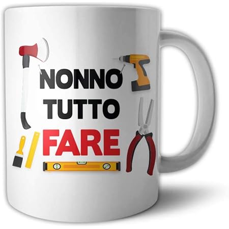 Mugffins Nonno Tazza/Mug - Io Amo Il Mio Super Nonno - Idea ...