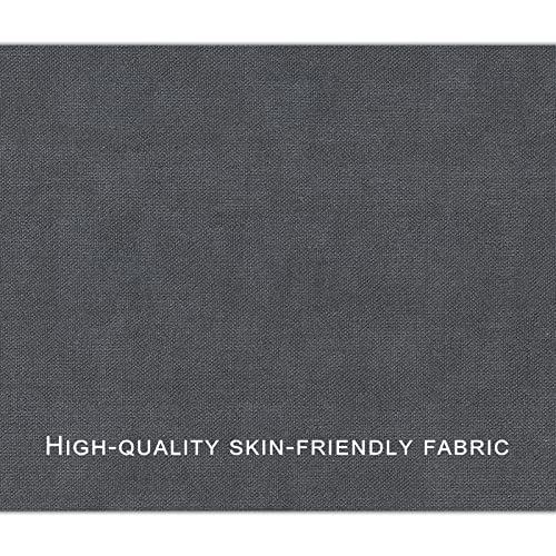 S Secretland 10 Inch Full Innerspring Hybrid Mattress + 42 Inch Platform Bed Frame (Grey) #TOP5