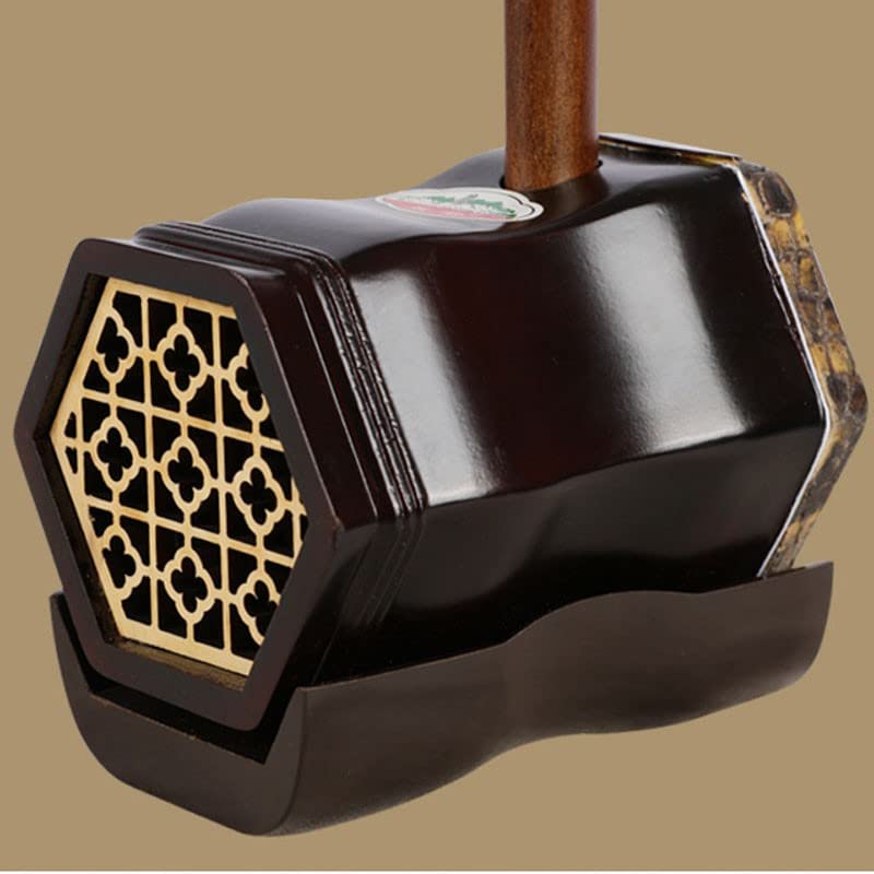 Erhu Chinois, Violon à 2 Cordes, Instrument de Musique Traditionnel National, avec Valise