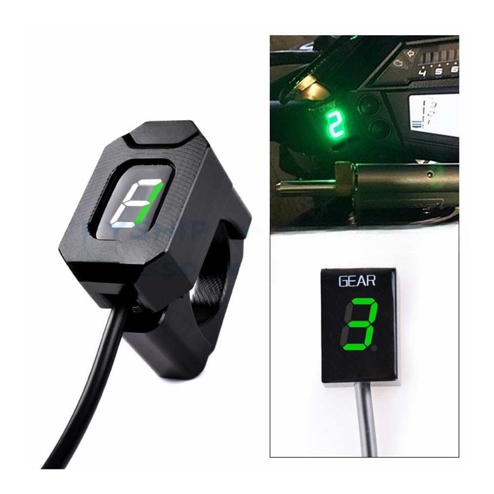 Indicatore di Marcia Digitale per Moto, contachilometri Digitale per Moto, Elettronica, indicatore di Marcia a 1-6 Livelli per Yamaha, Dyag, Star 1999-2006 A112