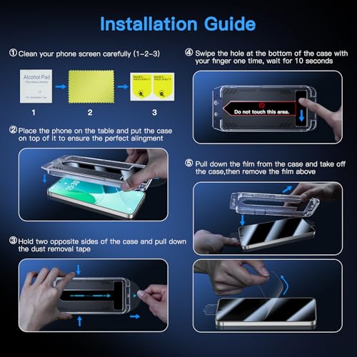 Image of Uyiton for Samsung Galaxy S24 /S25 Privacy Screen Protector UnBreak-Glass