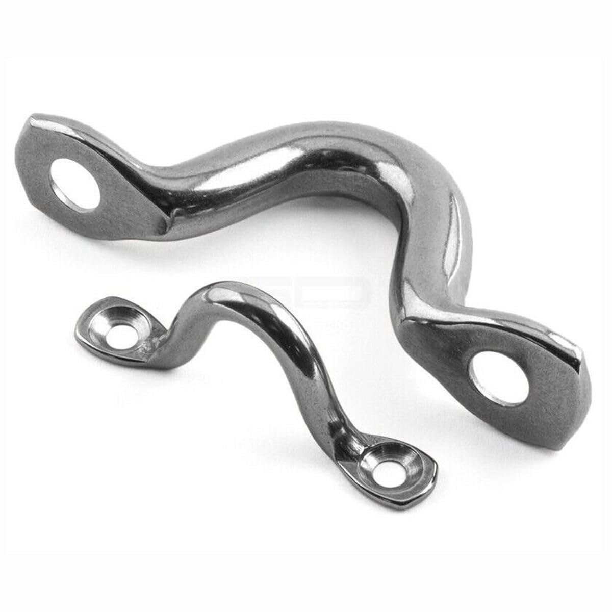ADL M8 Wire Eye Strap Stainless Steel A4 Marine Grade 316 Canopy Hood Hook (Pack of 1)