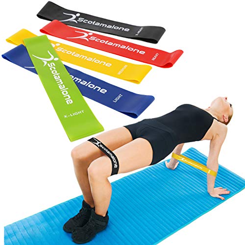 Scotamalone Exercise Bands Resistance Loop Bands Workout Bands Fitness Bands Stretch Bands Physical