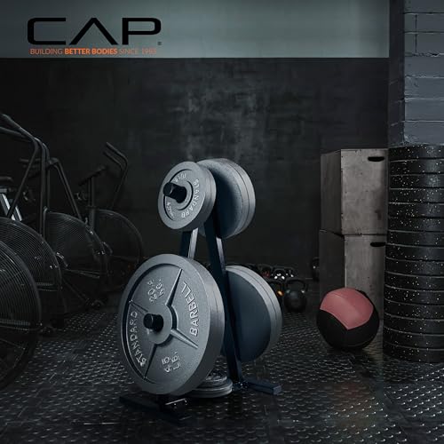 CAP Barbell A Frame Olympic Plate Rack, Dark Gray - Thumbnail 7
