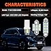 LTDCVTR 24 PCS Interior Led Dome Lights for Cars-194 T10 DE3175 578 31mm 42mm Bulbs Interior Replacement Lights, for Car Map License Plate Door Side Marker Cornering Trunk Light (White)