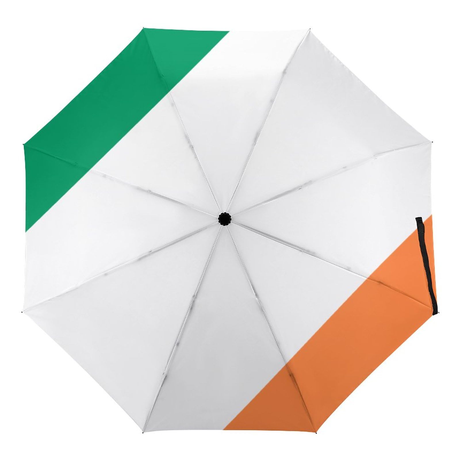 ORENZ Automatic Umbrella Ireland Flag Folding Umbrellas Light Windproof Umbrellas Portable Travel Umbrella