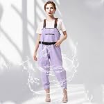 PVC Insulated Chest Waders for Women/Teens Girl,Waterproof Duck Hunting Fishing Waders for Womens Fishing Waders with Boots