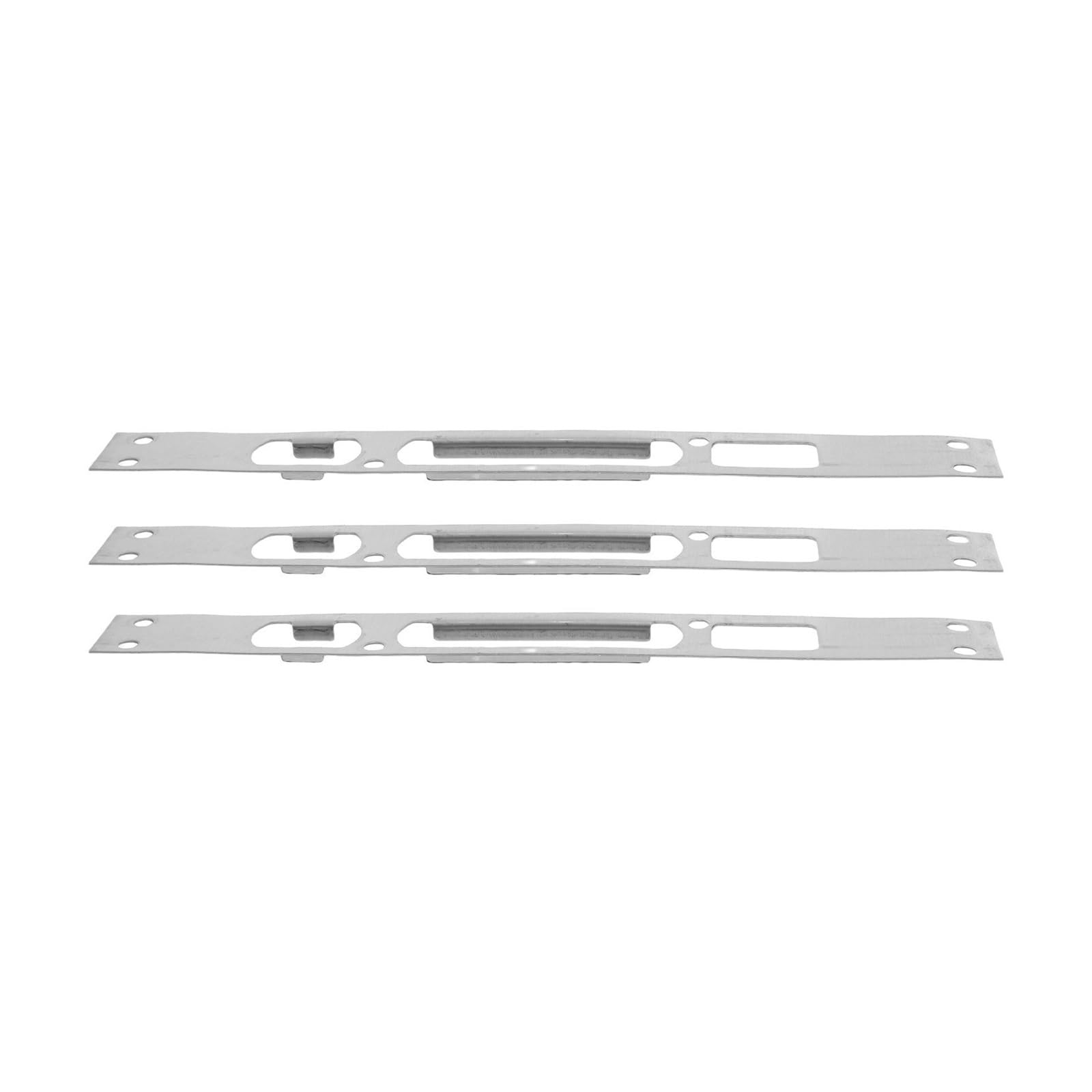 Gentryroo One Color 3Pcs Door Lock Body Plates Stainless Steel Security Locks Reinforcement