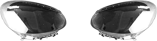 Faro cubierta de la lámpara de la pantalla de la lámpara cubierta de la lámpara de cabeza cubierta de luz cubiertas de cristal de concha, para