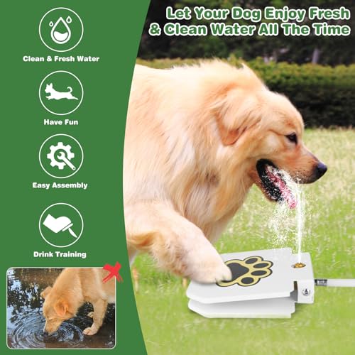 Fuente de agua manual para perros y gatos miniatura 3