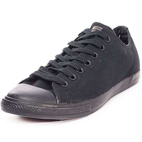 Image of Converse Chuck Taylor All Star Lean Ox Mens Trainers Black Black - 3 UK