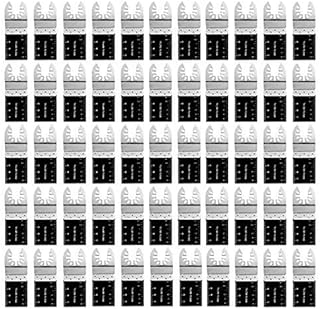 50PCS Bi-Metal Oscillating Multitool Quick Release Oscillating Saw Blades Fits Fein Multimaster, Porter Cable, Black&Decker, Bosch Craftsman, Ridgid, Makita, Milwaukee, Dewalt etc