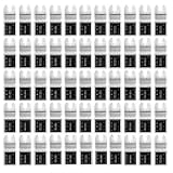 50PCS Bi-Metal Oscillating Multitool Quick Release Oscillating Saw Blades Fits Fein Multimaster, Porter Cable, Black&Decker, Bosch Craftsman, Ridgid, Makita, Milwaukee, Dewalt etc