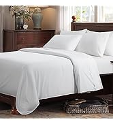 Shilucheng King Size Bed Sheets Set Microfiber 1800 Thread Count Percale Super Soft and Comforter...