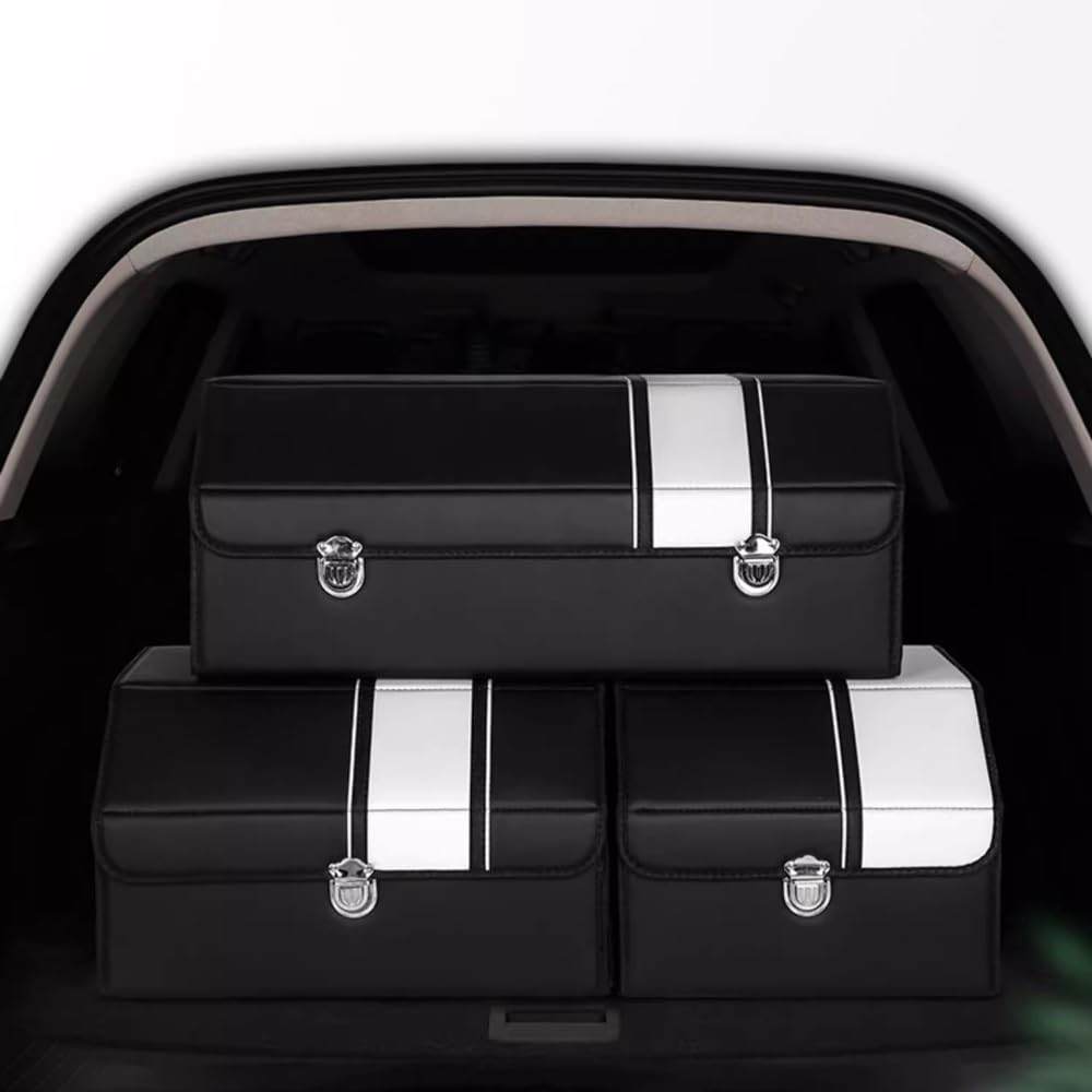 Organizador Maletero SUV Cuero Plegable Grande(Brown)
