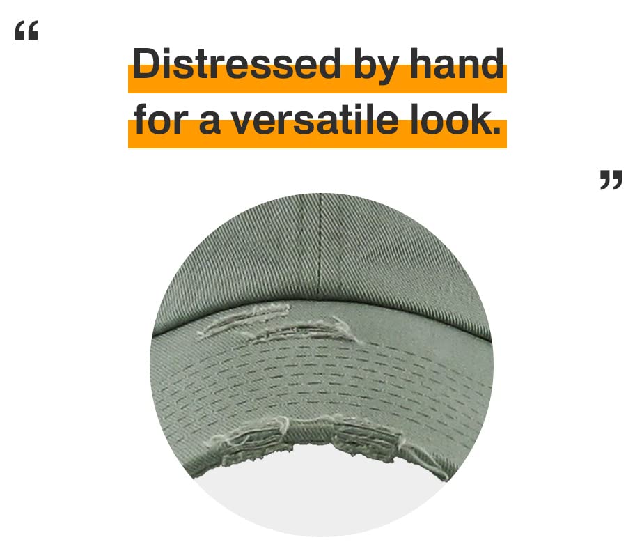 Image of KBETHOS Vintage Washed Distressed Cotton Dad Hat Baseball Cap Adjustable Polo Trucker Unisex Style Headwear