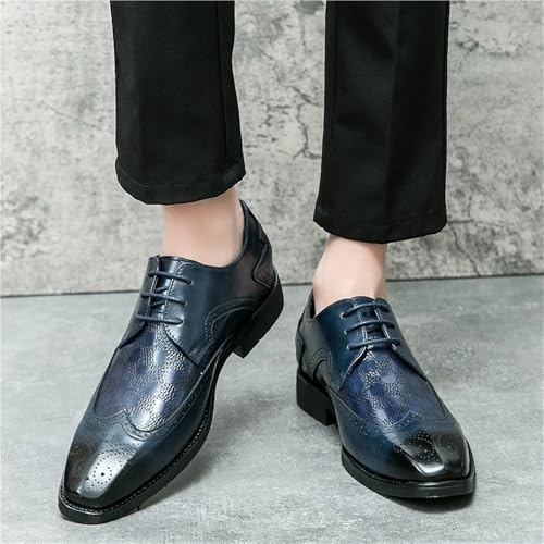 Classic Lace Up Leather Oxford Shoes for Men Stylish and Comfortable for Business and Formal Events4