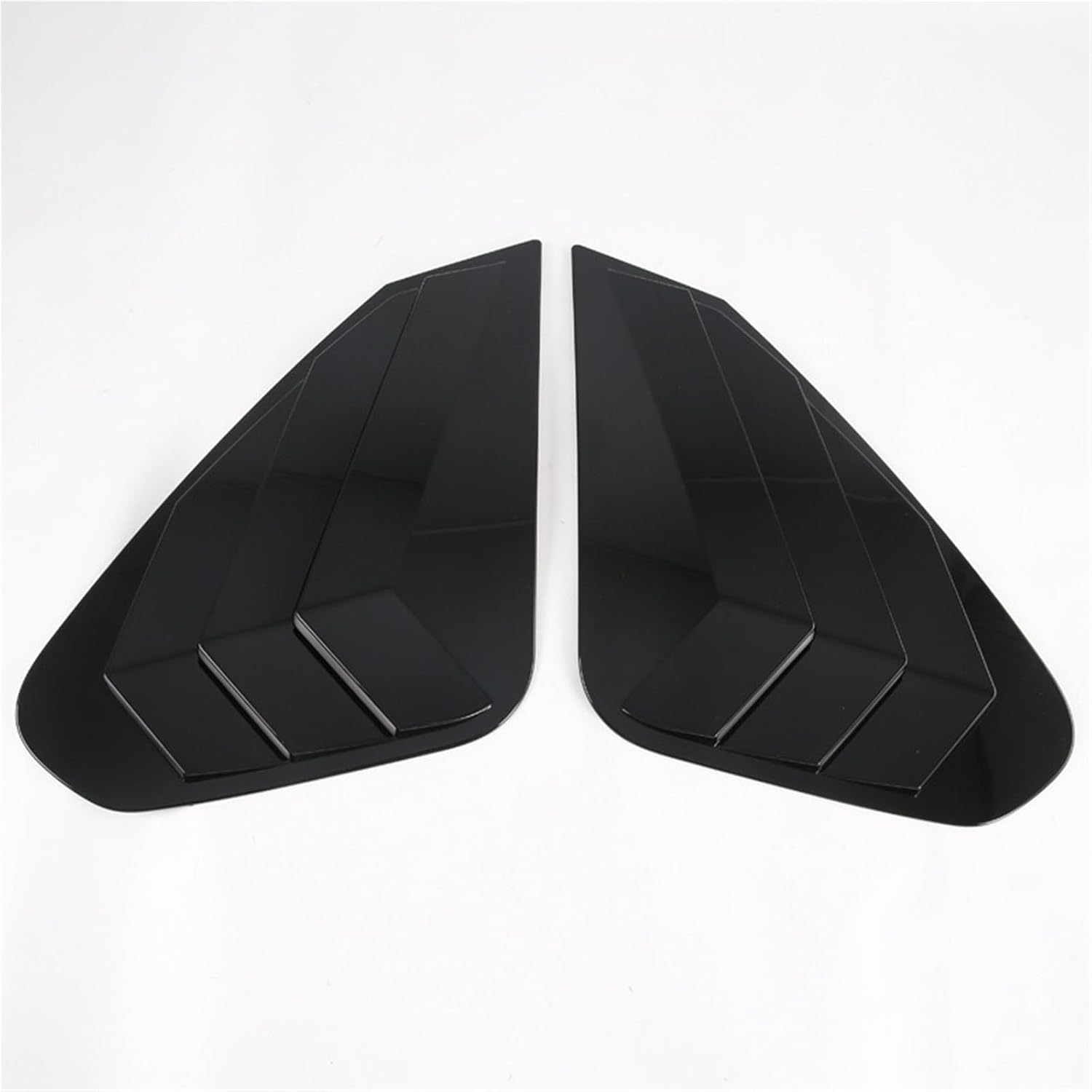 Fit for Toyota RAV4 2019-2024 ABS Carbon Fiber Car Rear Side Window Triangle Spoiler Louver Trim Accessories