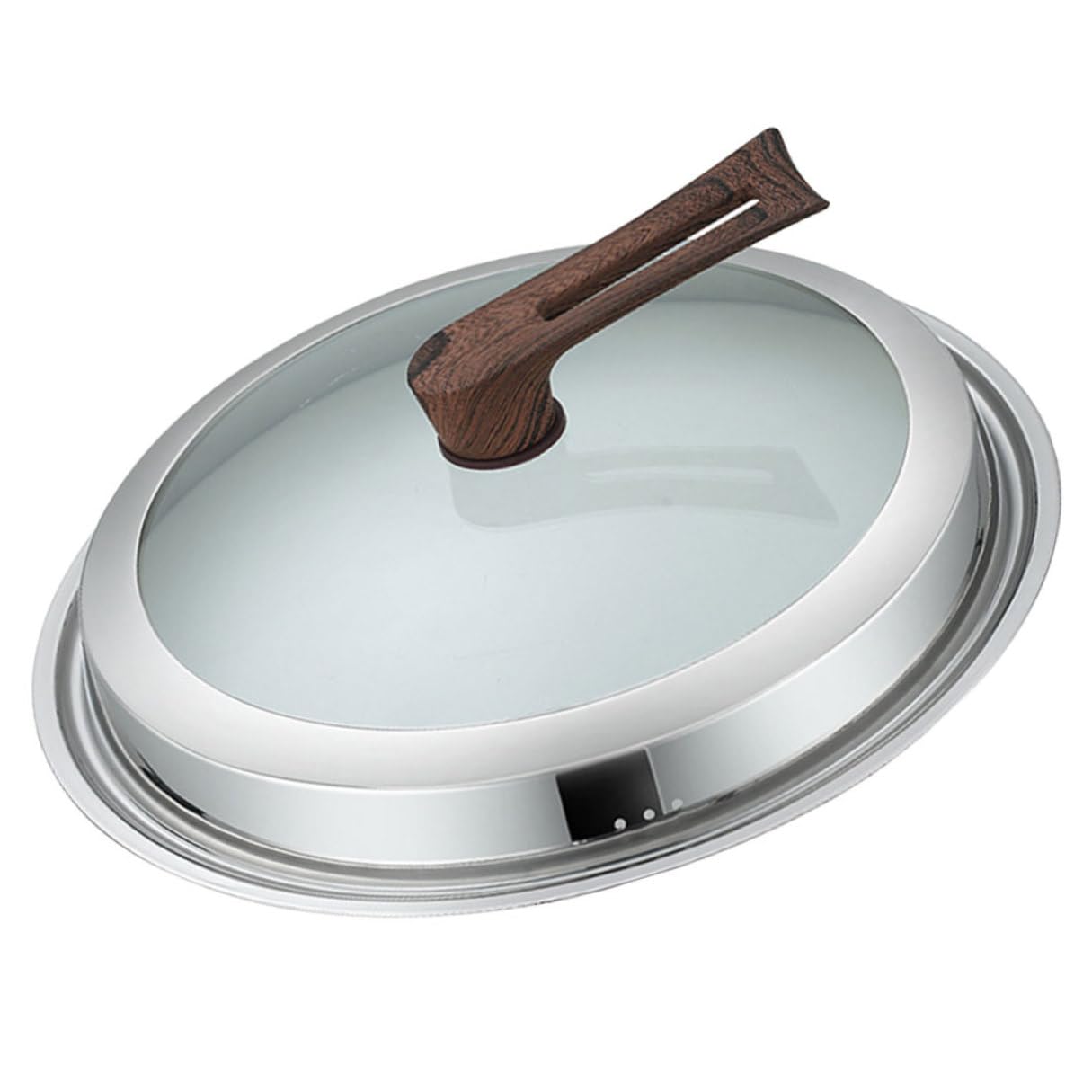 Coperchio Antitrabocco in Vetro e Acciaio Inox, Visibile e Sicuro