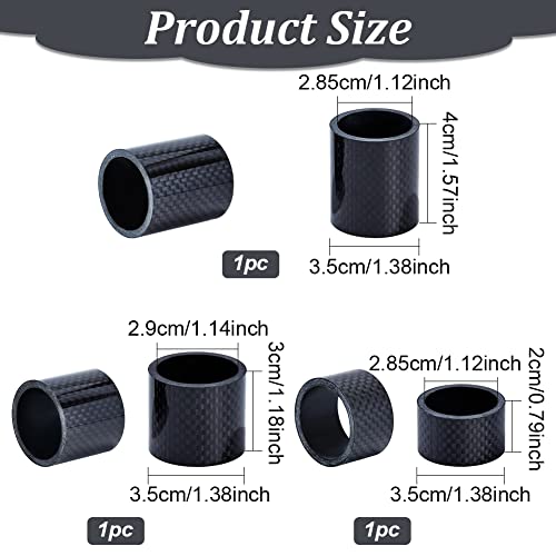 BENECREAT Carbon Fiber Bicycle Headset Spacers #TOP27