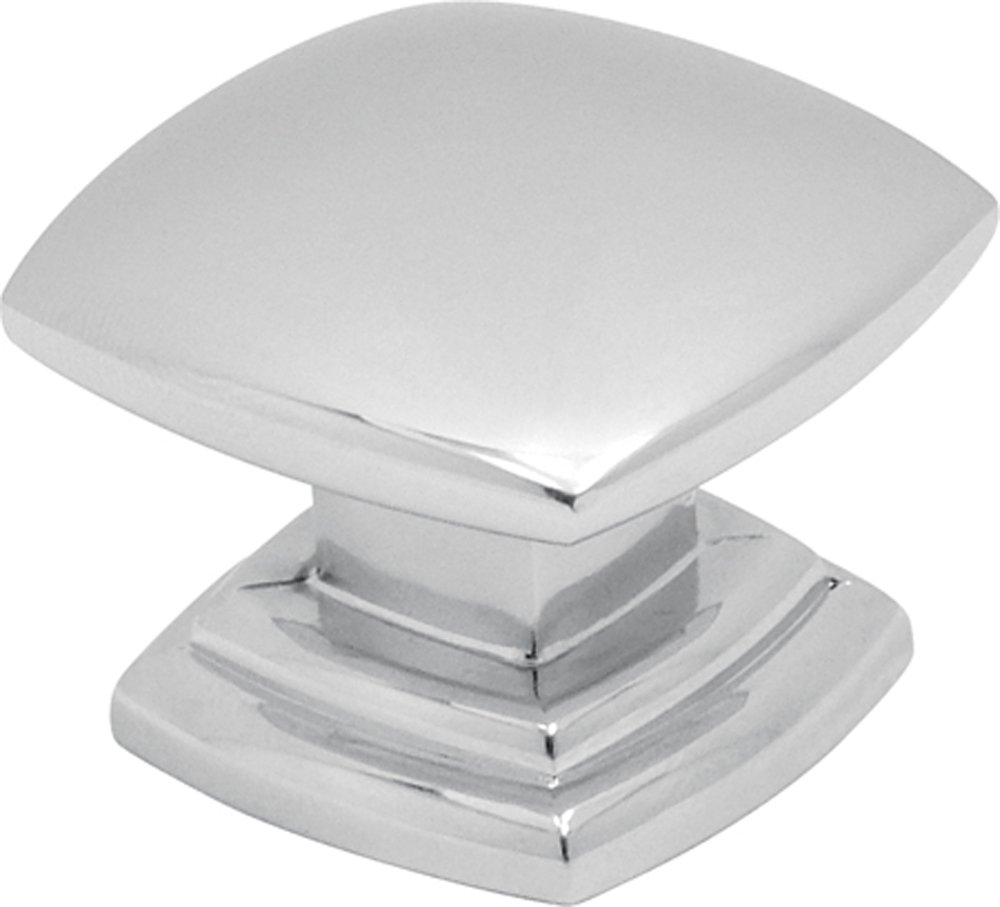 Bouton de placard chromé Hickory Hardware P2163-CH éclat moderne 38mm
