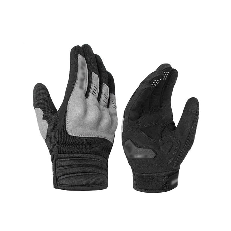 Motorcycle Riding Gloves Full Finger Breathable Protective Fist Touchscreen Style 3 2XL
