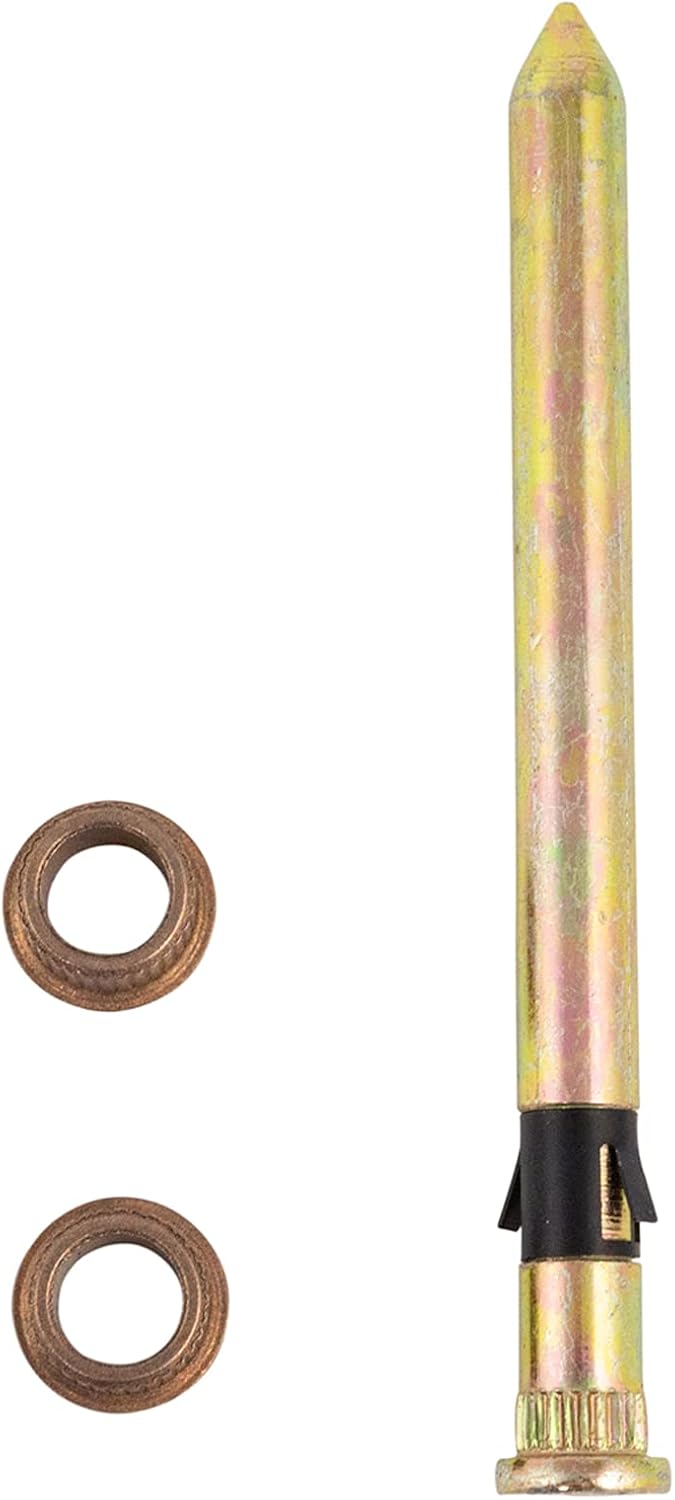 TRQ 12 Piece Door Hinge Pin & Bushing Kit Upper & Lower LH or RH Side Compatible with GM