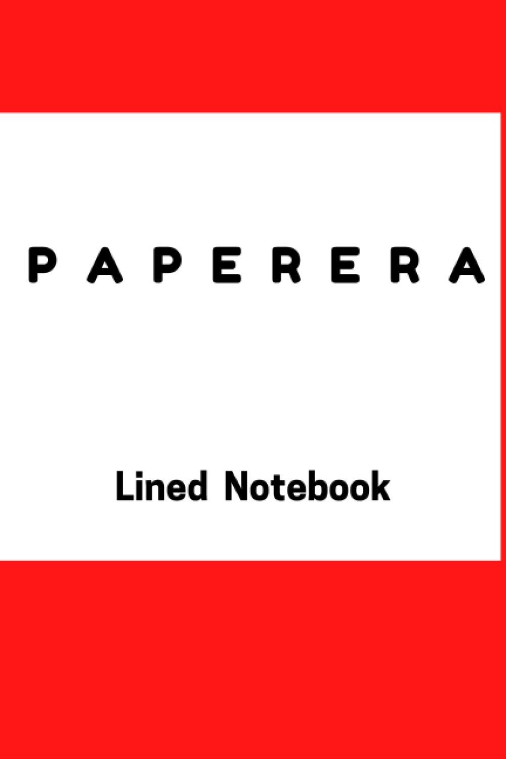 PAPERERA Lined Journal Notebook, , 6 x 9 inches,