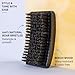 ZEUS Premium Hair Brush, Men's Grooming Beard & Hair Brush, Beech Wood & 100% Boar Bristle (Palm Brush)