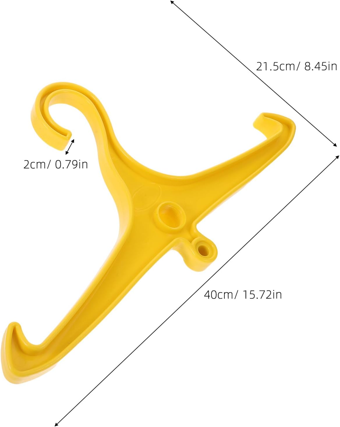 Garneck Heavy Duty Wetsuit Hanger for Scuba and Surfing Gear Quick-Dry Yellow Travel Hanger for Diving Swimming Cycling Clothes Compact Space-Saving Design for Outdoor Use