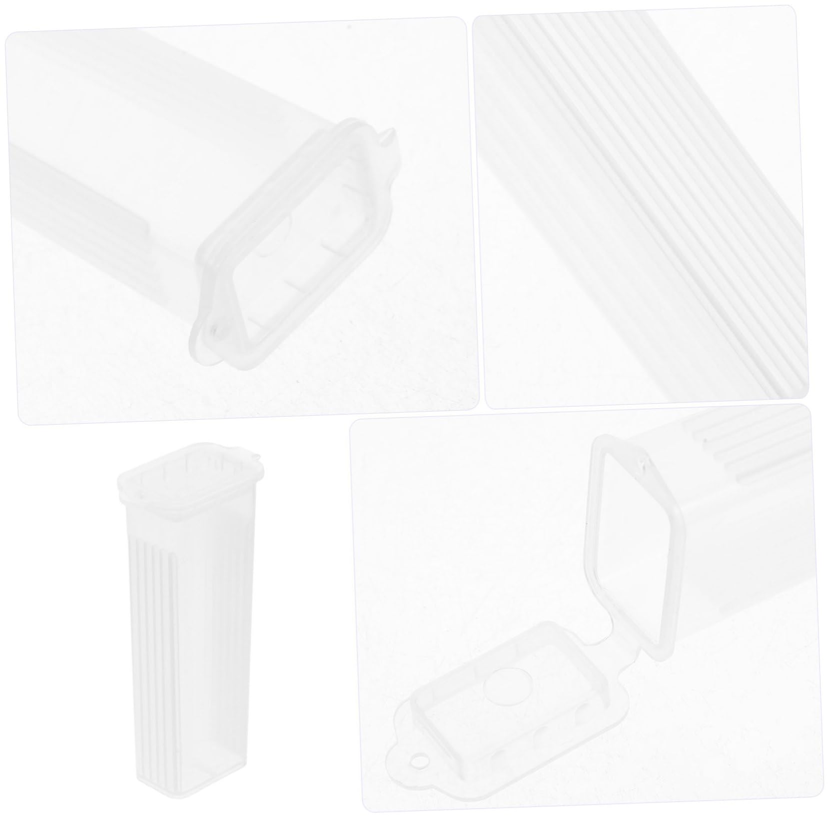ULTECHNOVO 10stücke Teiliges Transparente Staining Jar Für Mikroskop-objektträger Aufbewahrungslösung Mit Deckel Für Sichere Lagerung Schnitten Und -proben