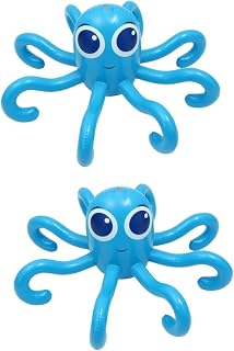 Totority 2 pcs Inflatable Octopus Toy Inflatable Toy Animal Toys Inflatable Lawn Toy Spray Water Child