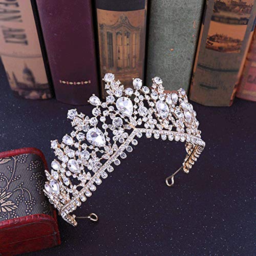 Tiara de cristal para novia y accesorios para el cabello 6