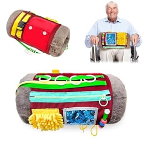Fidget- en nestdeken voor dementiezieken, senioren en dementie, handen, dementiedeken, speelgoed voor dementiezieken, sensorische deken, Alzheimer, dementie, asperger, angst, autisme